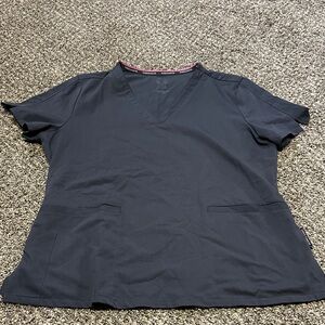 Women's Vince Camuto V-Neck Grey Scrub Top